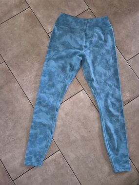 My Protein Teal Tie-Dye Leggings - Comfortable Active Bottoms